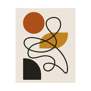 Abstract Art Wall Poster, Modern Home Decor, Minimalist Print, Living Room Wall Art, Gift for Art Lovers