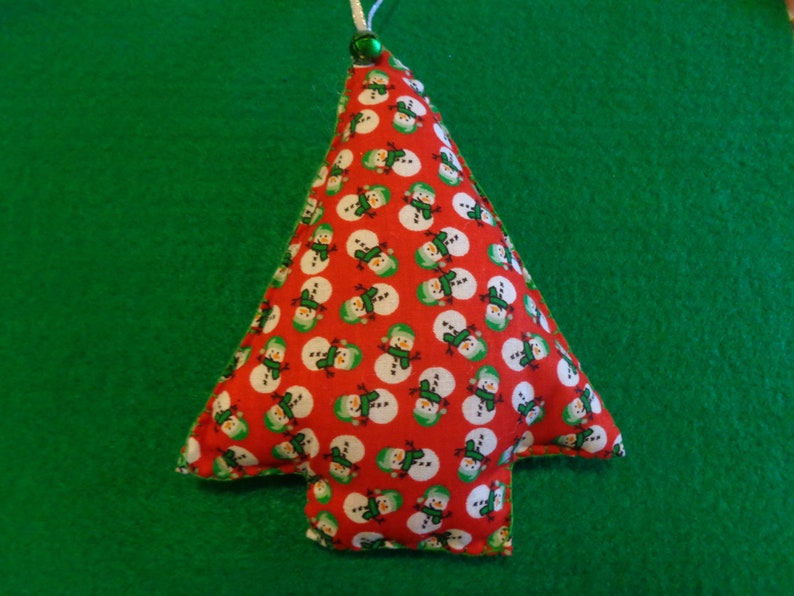 Fabric Christmas Tree Ornaments by Pepperland Etsy