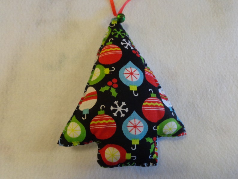 Fabric Christmas Tree Ornaments by Pepperland Etsy