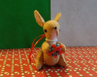 Mrs. Janis Kangaroo Christmas Ornament by Pepperland