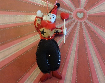 Valentine's Day Clown Ornament by Pepperland