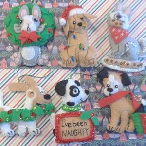 Mischievous Puppies Christmas Ornaments by Pepperland