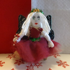 Noel Handgemachte Filz Weihnachtsfee Ornament von Pepperland