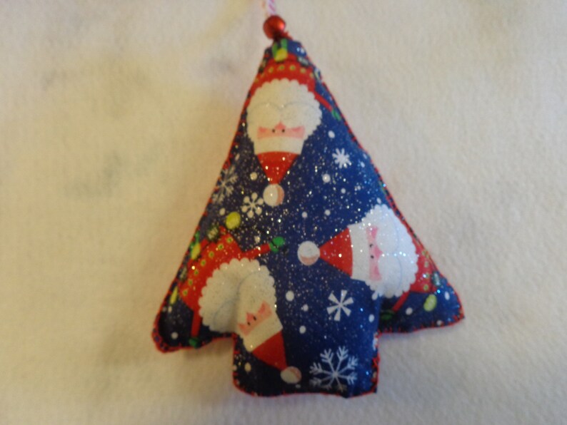 Fabric Christmas Tree Ornaments by Pepperland Etsy
