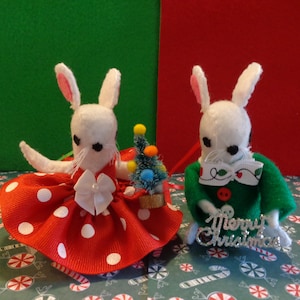 Mice Couple Christmas Ornaments by Pepperland
