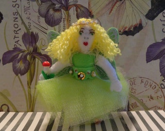Ivy Handmade Felt Fairy Ornament by Pepperland