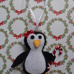 Christmas Penguin Ornament by Pepperland image 2