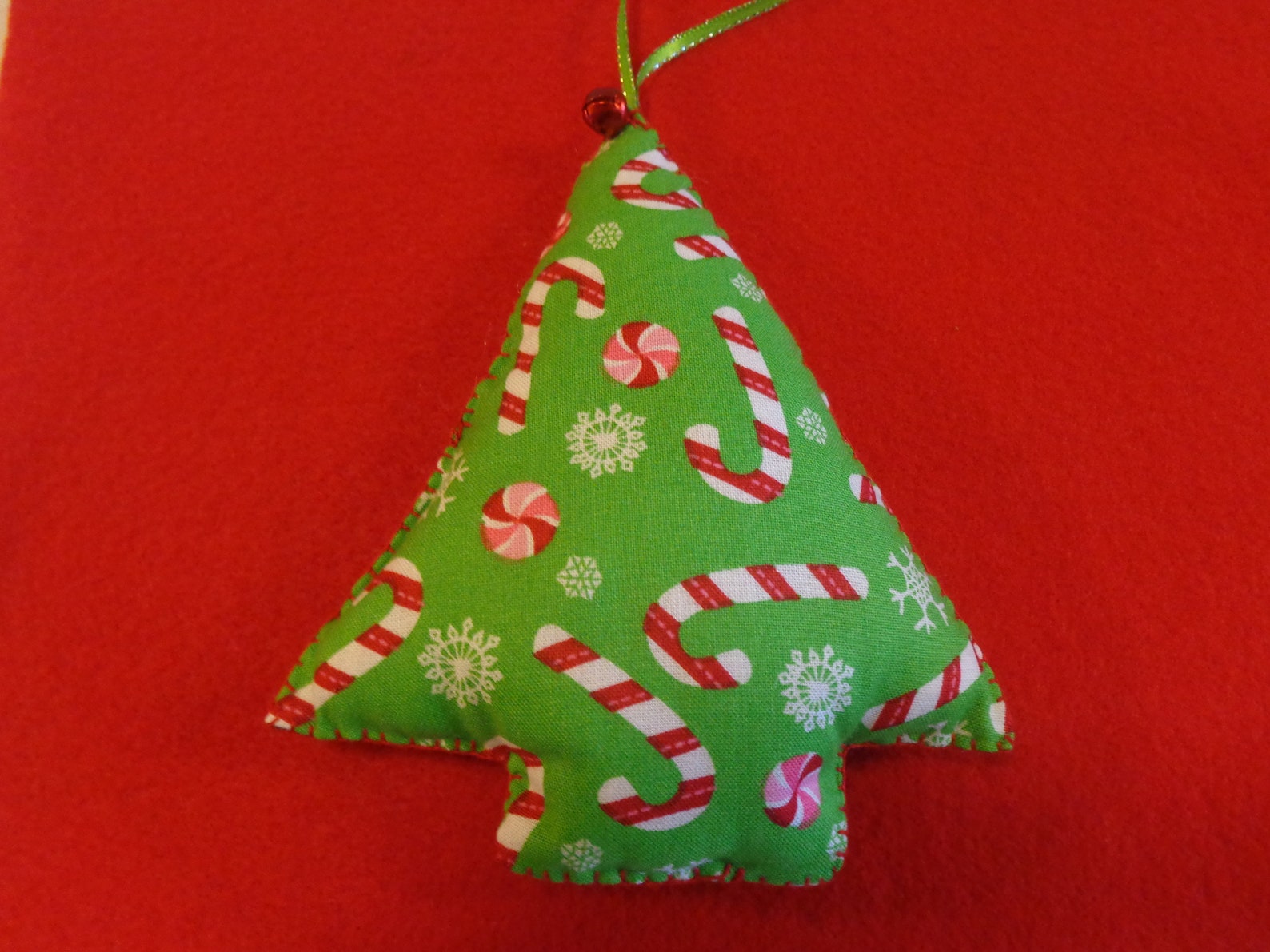 Fabric Christmas Tree Ornaments by Pepperland Etsy