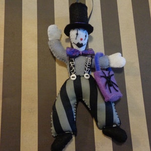 Halloween Clown Trick or Treat Ornament by Pepperland