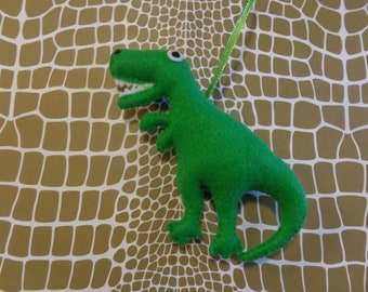 Felt T-Rex Dinosaur Ornament by Pepperland