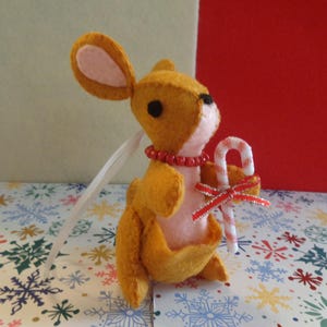 Mrs. Janis Kangaroo Christmas Ornament by Pepperland
