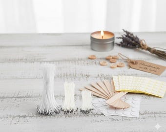 Cotton Candle Wicks Set, DIY Candle Making Supplies