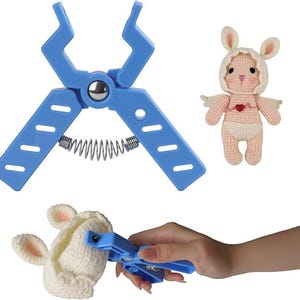 Tools, Safety Eye Snapper Tool for Effortlessly Attaching Safety Eyes in Crochetingomic Making Supplies Tool - Blue