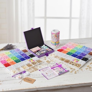 Accessories, 6000 Clay Beads Bracelet Making Kit, 24 Colors Flat Preppy Beads for Friendship Bracelets, Polymer Clay Bead
