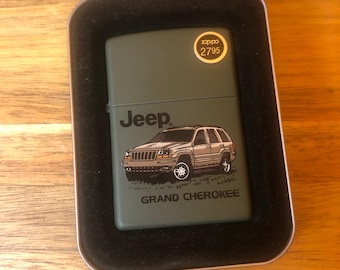 Vintage Jeep Grand Cherokee verzegelde unstruck zippo-aansteker uit 1999