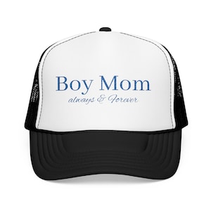 Boy Mom Foam Trucker Hat: Stylish Comfort Fit
