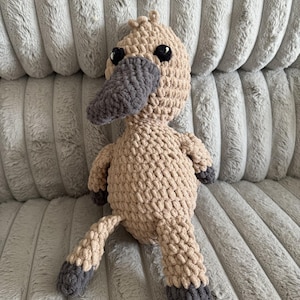 Crochet Platypus Plushie: Soft Cuddle Toy (15 inch