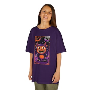 Spooky Monster Kids Tee: Halloween Costume Graphic T-Shirt