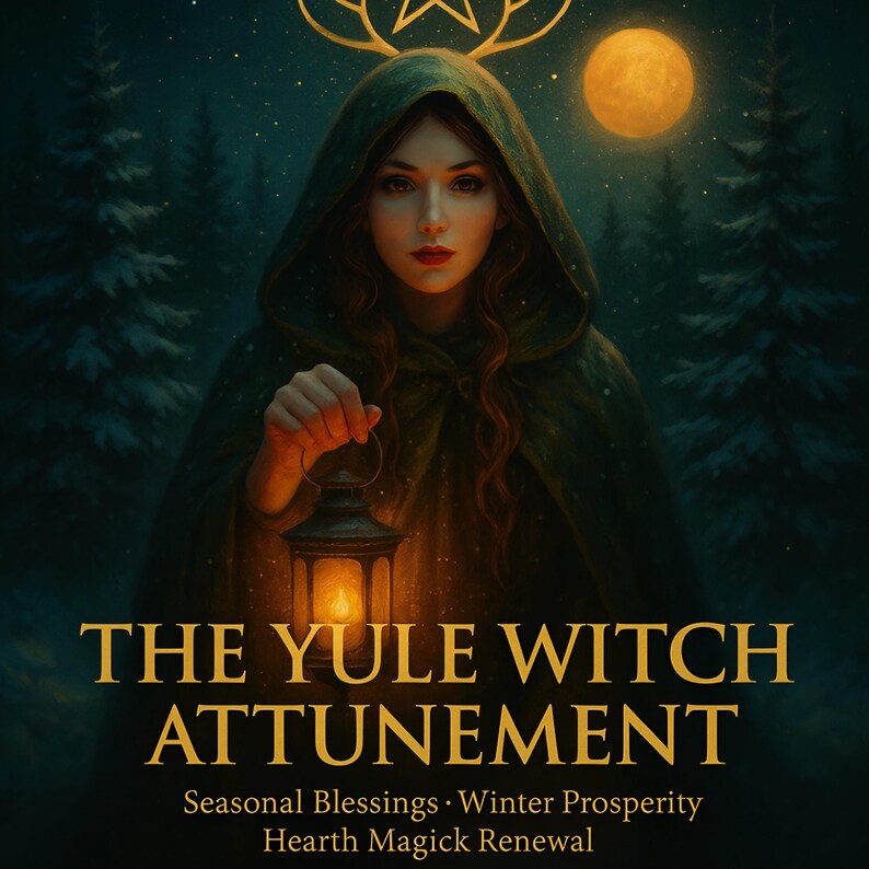 The Yule Witch Attunement + Charged Digital Artwork - Etsy