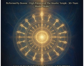 THE TEMPLE OF The 33 Heavenly Keys Activation + Charged Digital Artwork