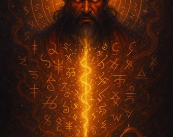 The Djinn Wish Granting Codes Activation Attunement + Charged Digital Artwork