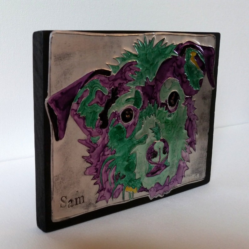 Recycled Metal Custom Dog Breed Art Etsy