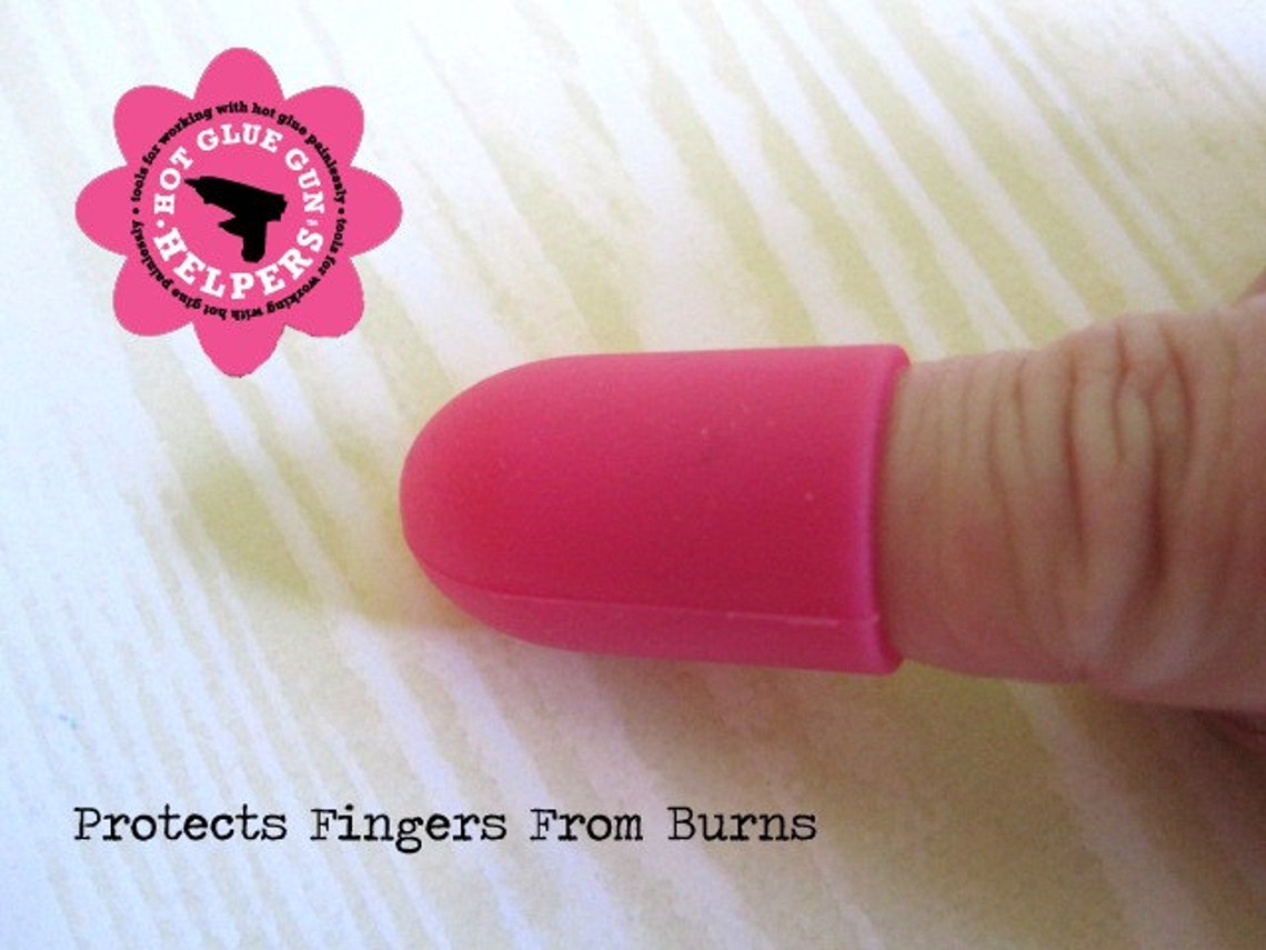 Hot Glue Gun Helpers 7 Piece Set No More Burns Etsy