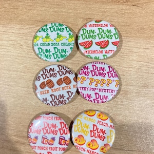 Dum Dum pin buttons