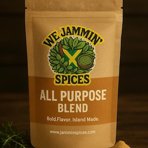 All Purpose Seasoning – Versatile Caribbean Spice Mix for Meats, Veggies & More | Everyday Flavor Boost | We Jammin’ Spices | Small-Batch