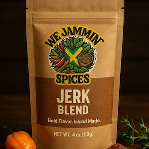 Jamaican Jerk Seasoning –Authentic Island Spice Blend for Chicken, Pork, & Seafood | Spicy Bold | We Jammin’ Spices | Small-Batch