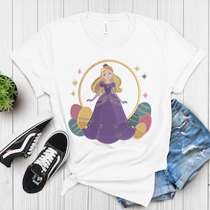 Rapunzel Easter Embroidery Design | Tangled Princess with Chameleon | Digital Machine Embroidery File for Instant Download