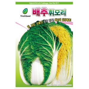 Korean Napa Cabbage Seeds: Kimchi Cabbage, Non-GMO, 휘모리 배추