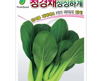 Bok Choy Seeds: Pak Choi Seeds, Non-GMO, 복초이, 청경채