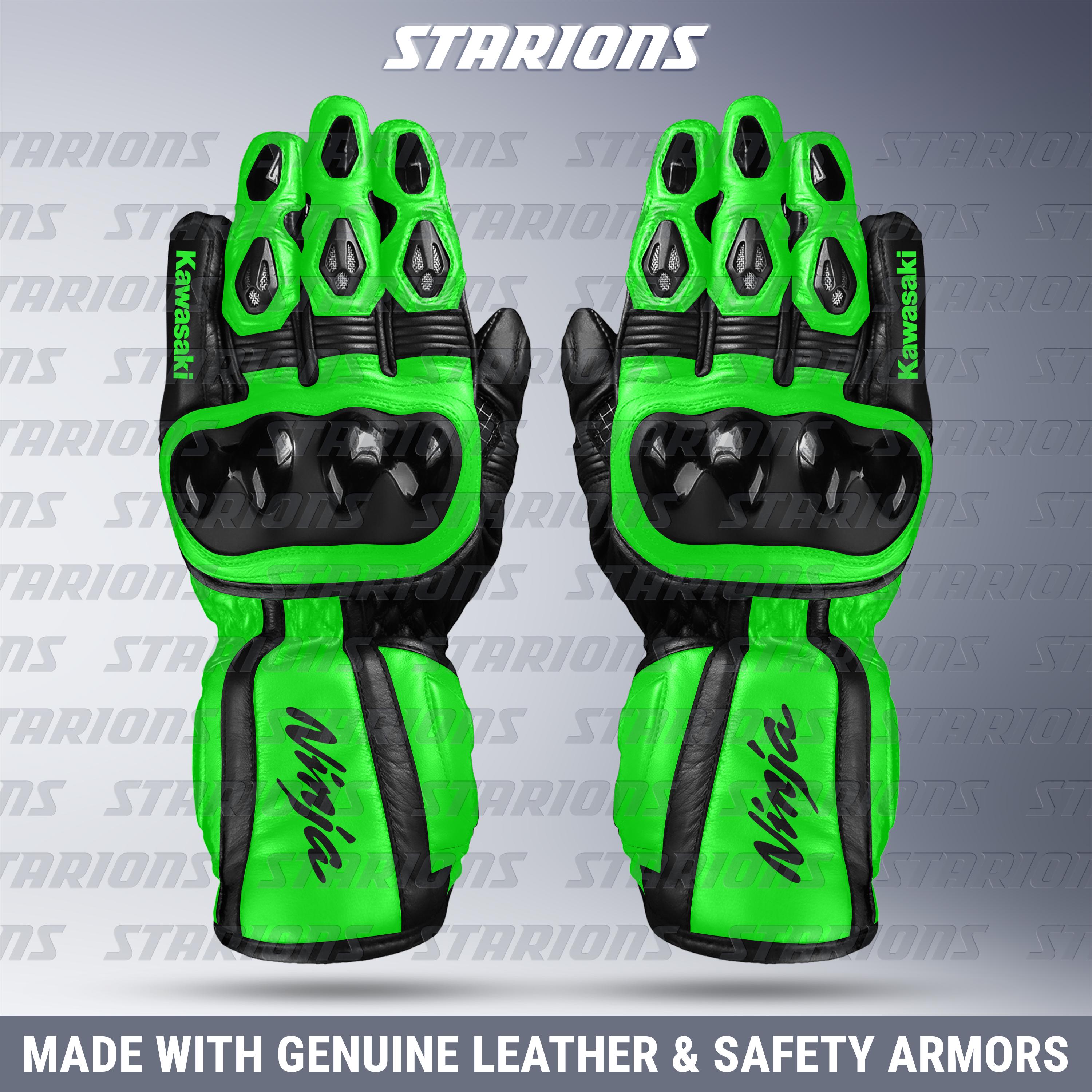 Kawasaki Green Gloves - Etsy