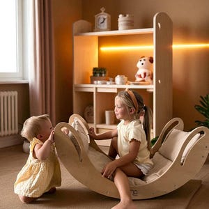 Montessori Climbing Arch: Toddler Rocker & Indoor Play Gym
