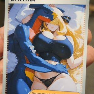 Waifu Trainer Card - Etsy