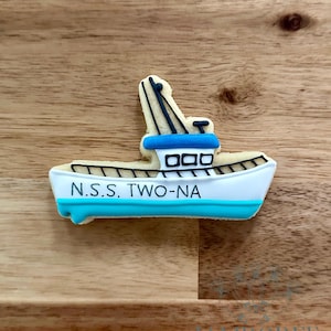 Boat Cookie Cutter: Fishing, Ocean Theme 3D Printed Fondant & Clay Cutter