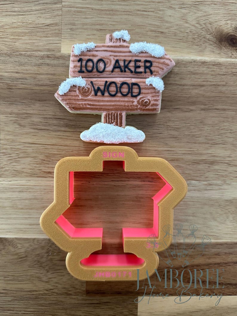 Pointing Sign Cookie Cutter: 3D Printed Fondant & Clay Cutter - Etsy Canada