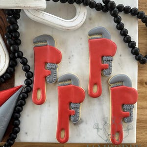 Pipe Wrench Cookie Cutter: 3D Printed Fondant & Clay Cutter