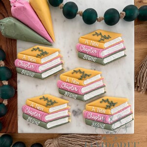 Kakform till bokstapel: 3D-tryckt fondant- och lerform