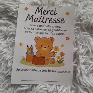 thank you card for teacher