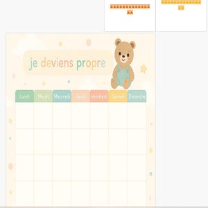 cleanliness chart + stickers