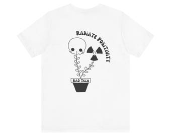 Camiseta unisex de manga corta Radiate Positivity Rad Tech