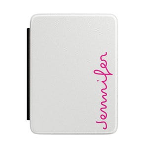 Funda para Kindle con el nombre de Love Island en rosa / Funda personalizada para lector electrónico con monograma (12.ª generación)