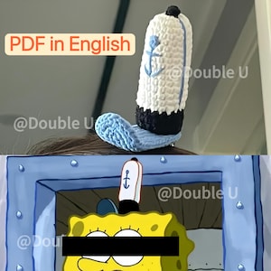 Crochet Krusty Krab Hat Hair Clip Pattern | DIY SpongeBob Style Accessory | Cute Crochet Costume Headpiece PDF Tutorial
