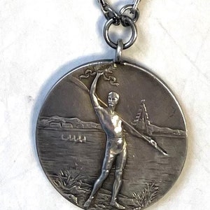 Club Nautique de Gand - Handmade Necklace - Vintage Medal