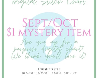 NEW - September/October Mystery Chart - Digital Stitch Chart for Needlepoint