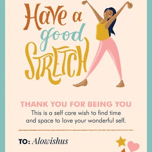 Self-Care Karten - druckbaren sofortigen Download - mit Förderung Affirmationen *-Valentine-Version * Bild 9