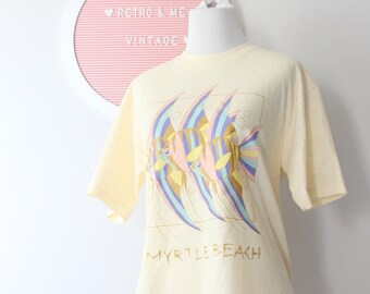 Myrtle Beach Tee - 80s/90s Unisex Graphic T-Shirt - Size Small