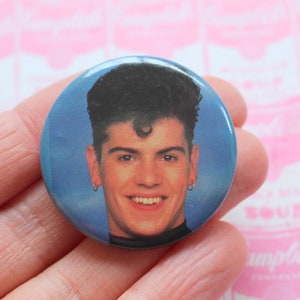 Vintage 1990s NKOTB Button Pin Back - Jordan Knight